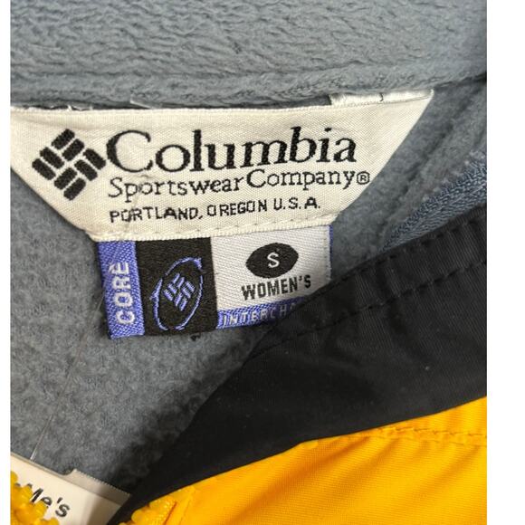 Columbia Women's Yellow Interchange Convertible Hooded Coat Size S #60722 - Picture 3 of 3